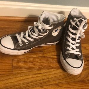 Grey Hightop Converse
